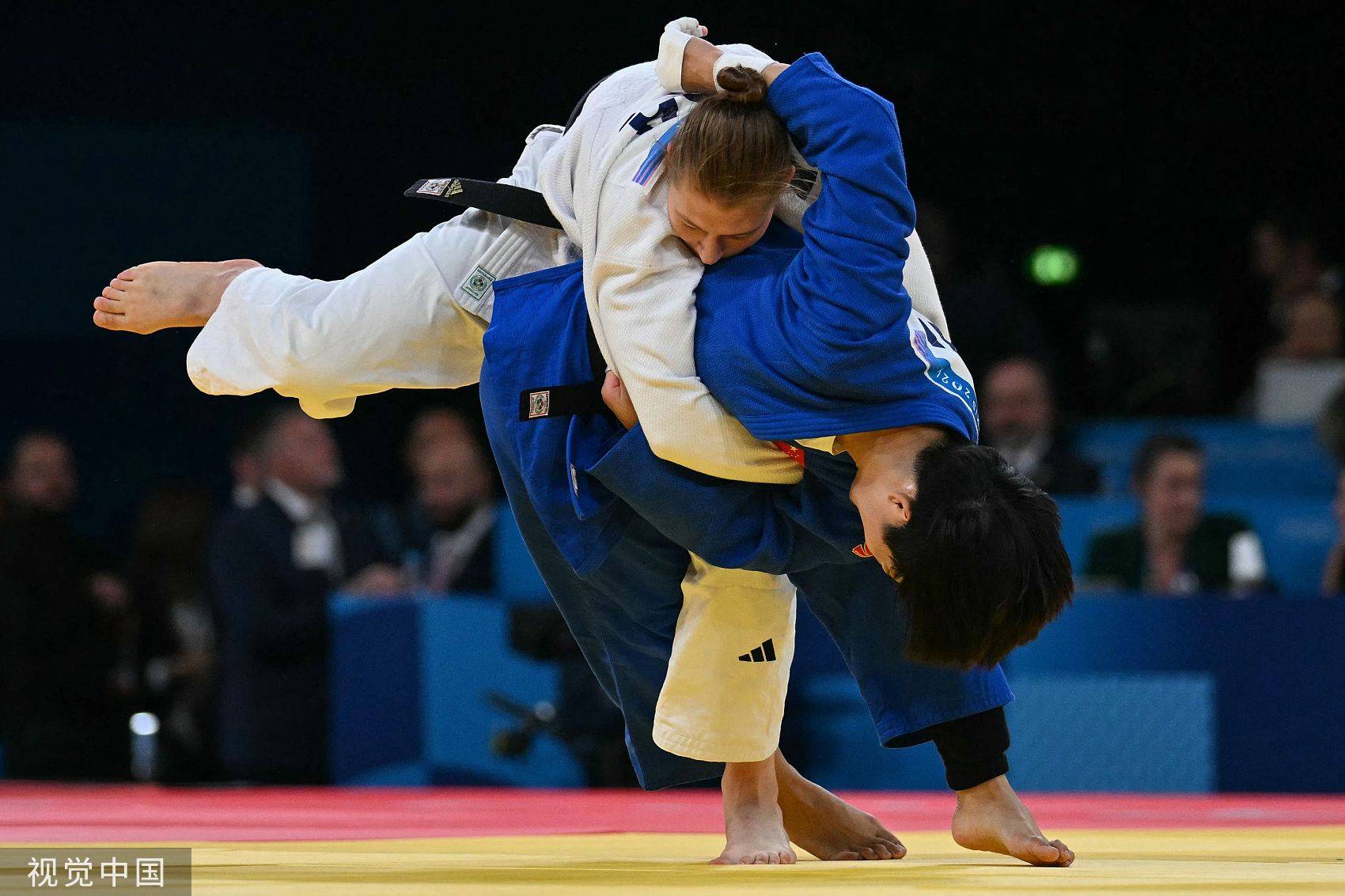 德国选手在柔道比赛中获得铜牌